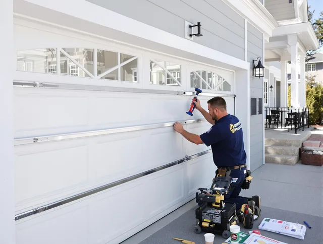 Professional garage door installation by Darien Garage Door Repair in Darien