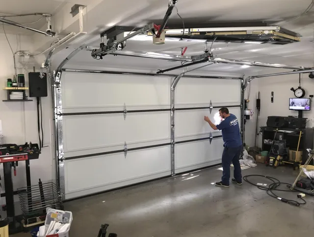 Professional garage door repair service by Darien Garage Door Repair in Darien