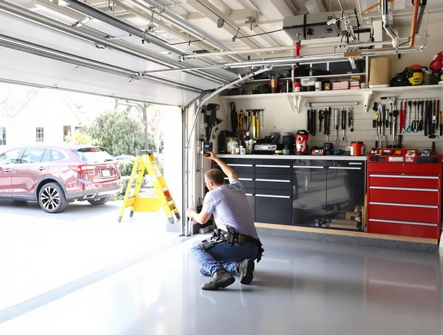 Local garage door repair service by Darien Garage Door Repair in Darien